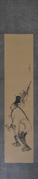 japanese hanging scroll, painting by Gekko